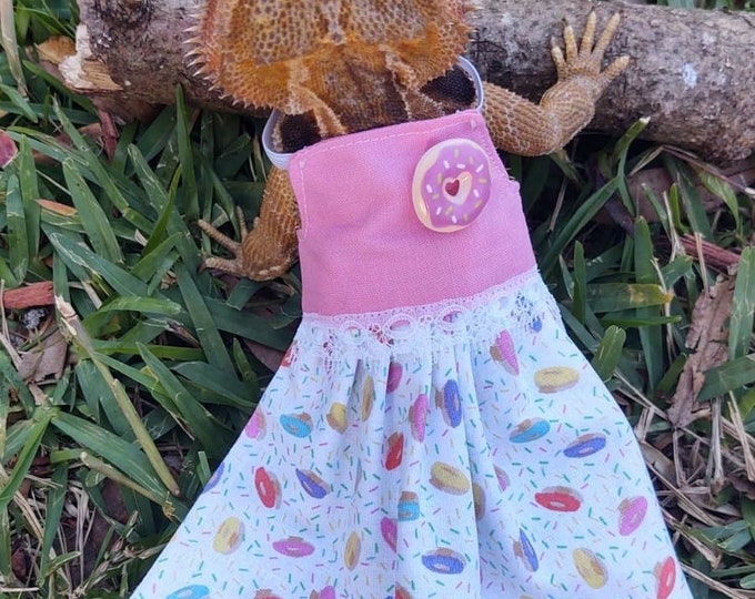 Donut Bearded Dragon Dress MADE IN AMERICA
