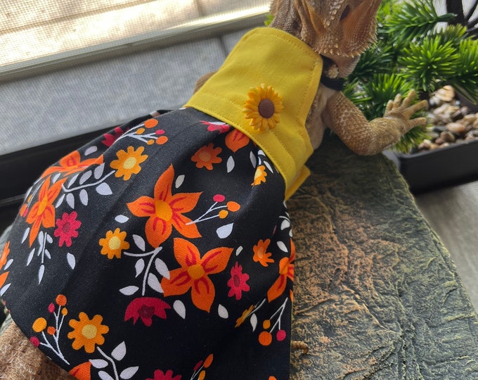 Autumn/Thanksgiving Bearded Dragon Dress MADE IN AMERICA