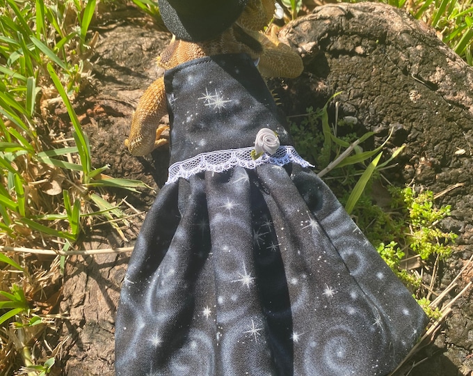 Midnight Swirl Bearded Dragon Dress MADE IN AMERICA