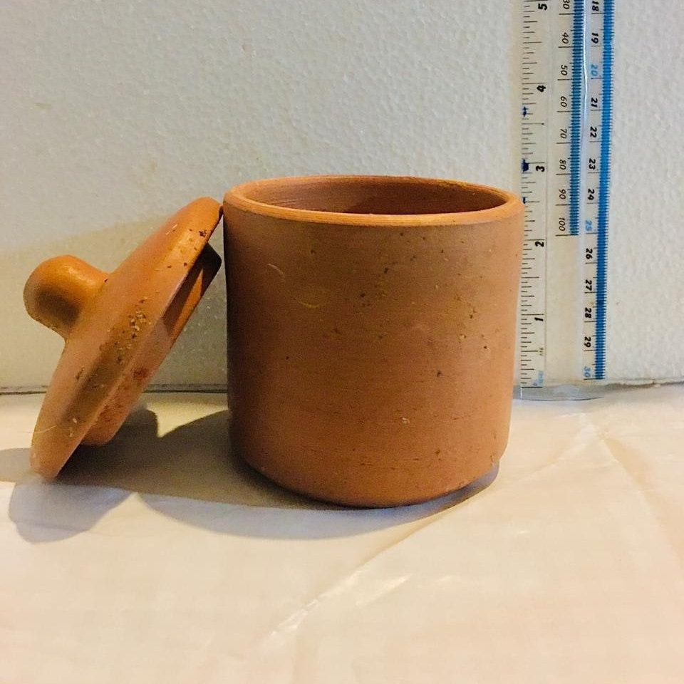 Ceylon Spice Clay Pot Spice Container 4 pots in set Ceylon Etsy