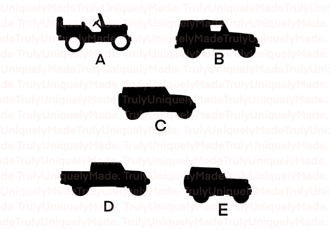 Jeep Silhouette Replacement Easter Egg Windshield Decalchoose Etsy