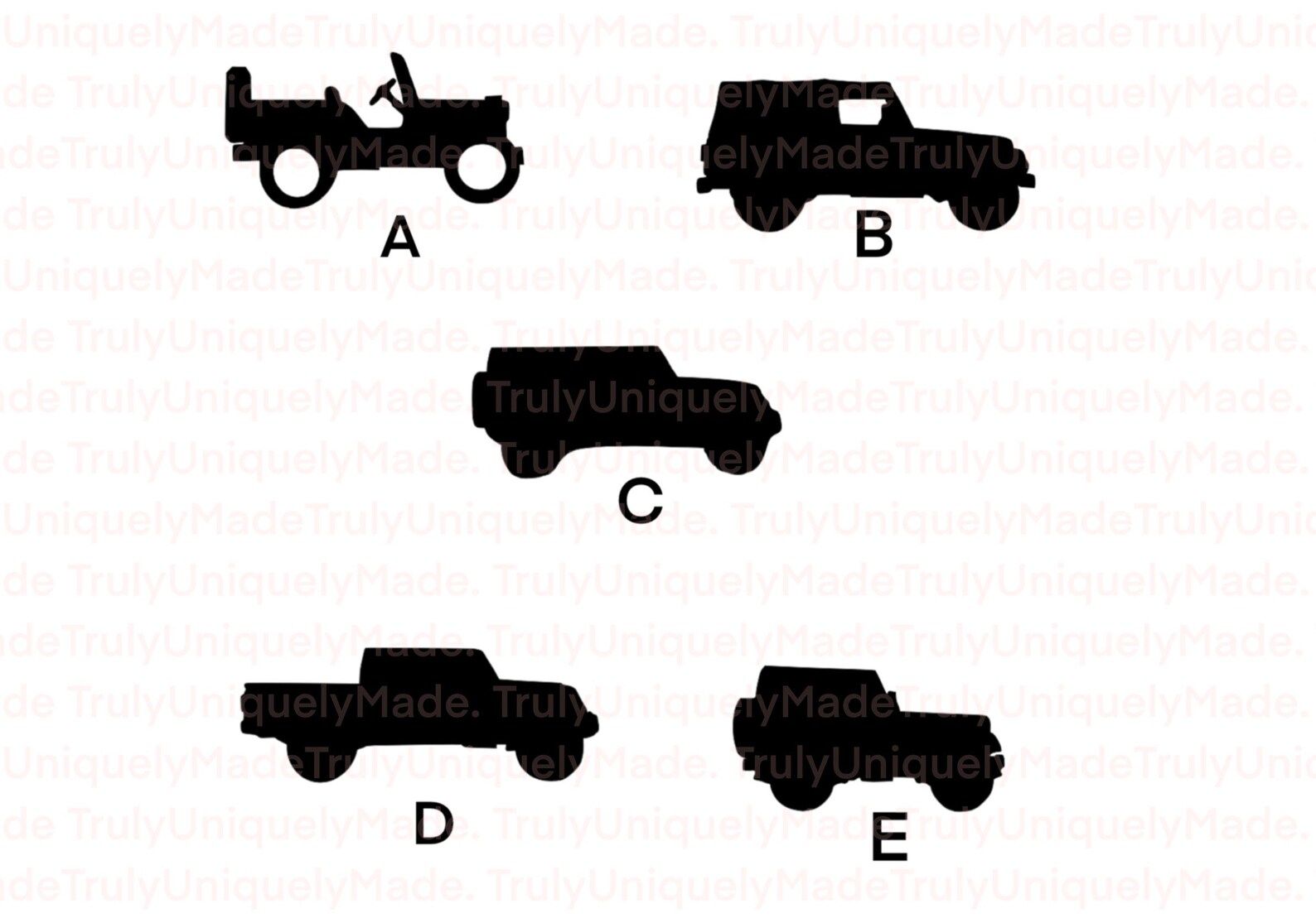 Jeep Silhouette Replacement Easter Egg Windshield Decalchoose Etsy