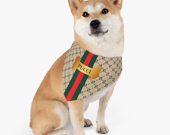 Chanel dog collar 