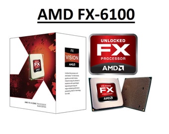 AMD FX 6100 Black Edition "Bulldozer" 6 Core, AM3+, Clock 3.3 - 3.9 GHz Refurbished CPU