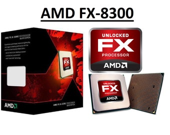 AMD FX 8300 Black Edition "Vishera" 8 Core, AM3+, Clock 3.3 - 4.2 GHz Refurbished CPU