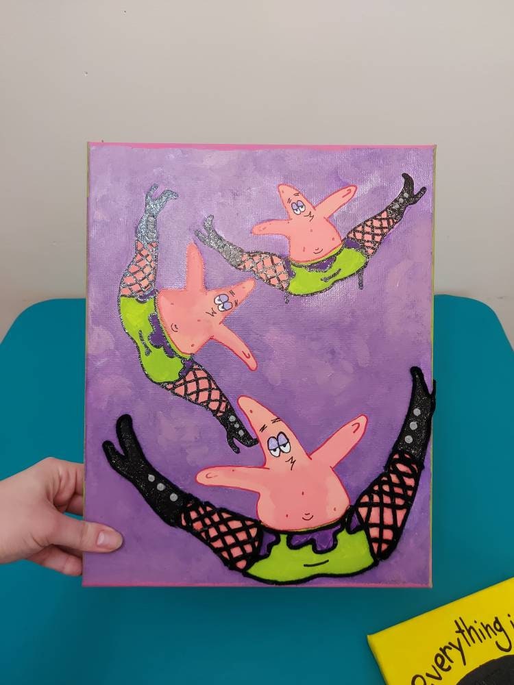 Patrick Star in Spongebob Memes Goofy Goober Mixed Etsy