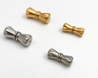 Screw clasps for necklaces and bracelets, stainless steel necklace and bracelet connectors, jewelry supply