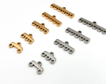 Stainless Steel Multi Strand Clasp: Necklace Separator Jewelry Supplies