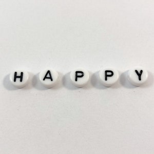 A-Z single letters,alphabet beads,Acrylic,64mm ,cute spacer beads,name making,necklace and bracelet making,jewelry supplies image 1