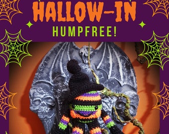 Hallow-in Humpfree Halloween Humpty Witch Amigurumi Crochet Pattern with Story