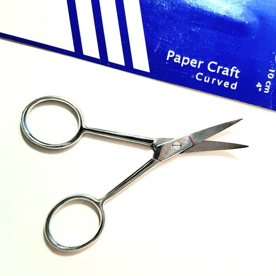 Curved 4 Embroidery Scissors for Sewing, Dressmaking & Fiber Crafts 