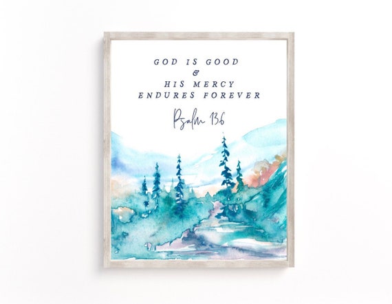 His Mercy Endures Forever {Poster} His Mercy Endures Forever {Poster}