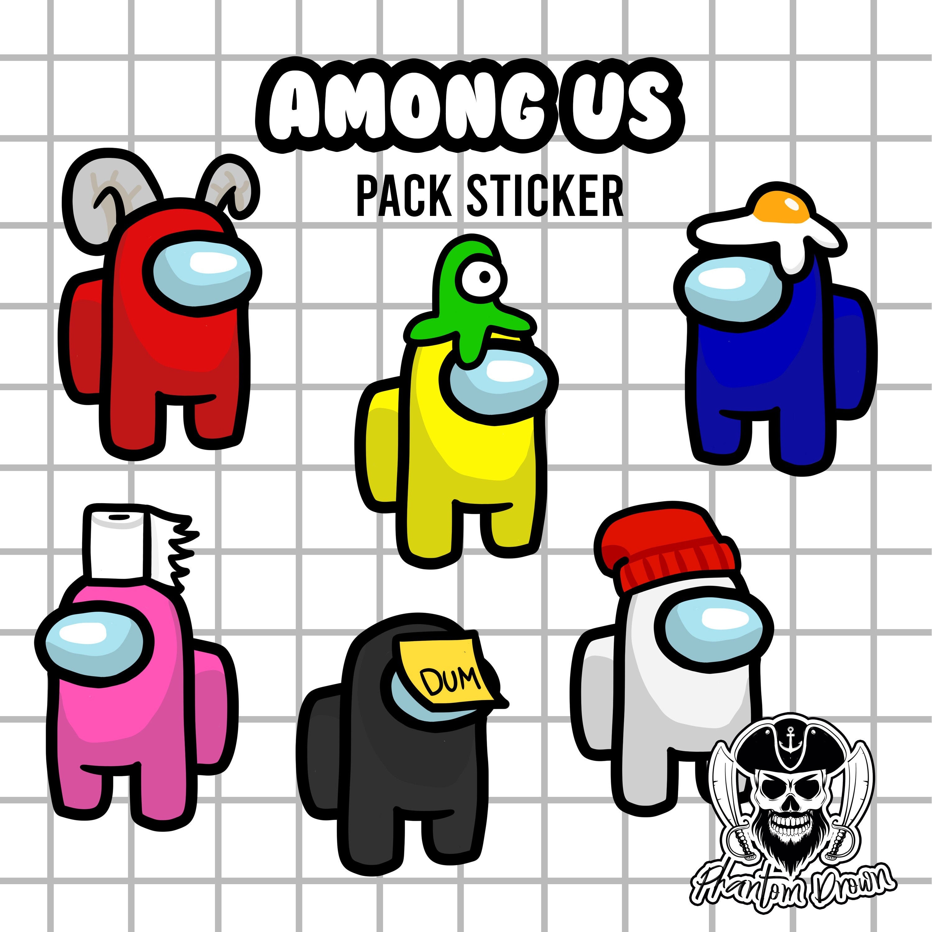 Among Us Stickers | Etsy