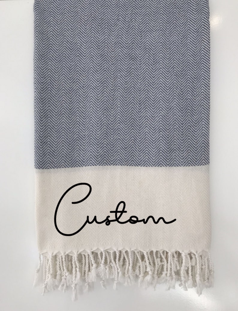 Personalized Beach Towel bridesmaid Gift towel Bridal Etsy