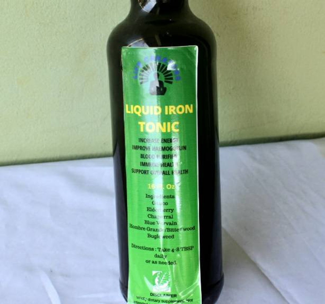 Herbal Liquid Iron plus Blood Purifying tonic Digestive Etsy