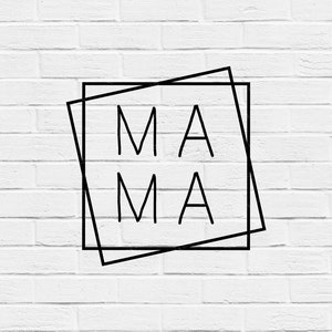 Mama SVG, Mama square SVG file, Cut file, Mama cut files, Mama svg files, Svg, Mama Png, Mom svg, Mothers Day Svg, Grandmother svg, Grandma