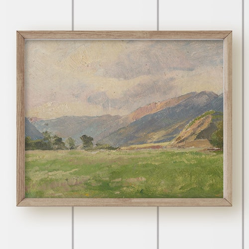 Instant shops Gallery Wall - Vintage Mountain Paintings