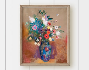 Vintage Floral Painting - Bouquet of Flowers