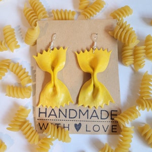 Bowtie/Farfalle Polymer Clay Earrings