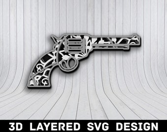 Download Gun Mandala Svg Etsy