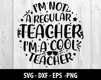 Download Cool Teacher Svg Etsy