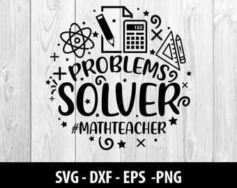 Download Math Teacher Svg Etsy