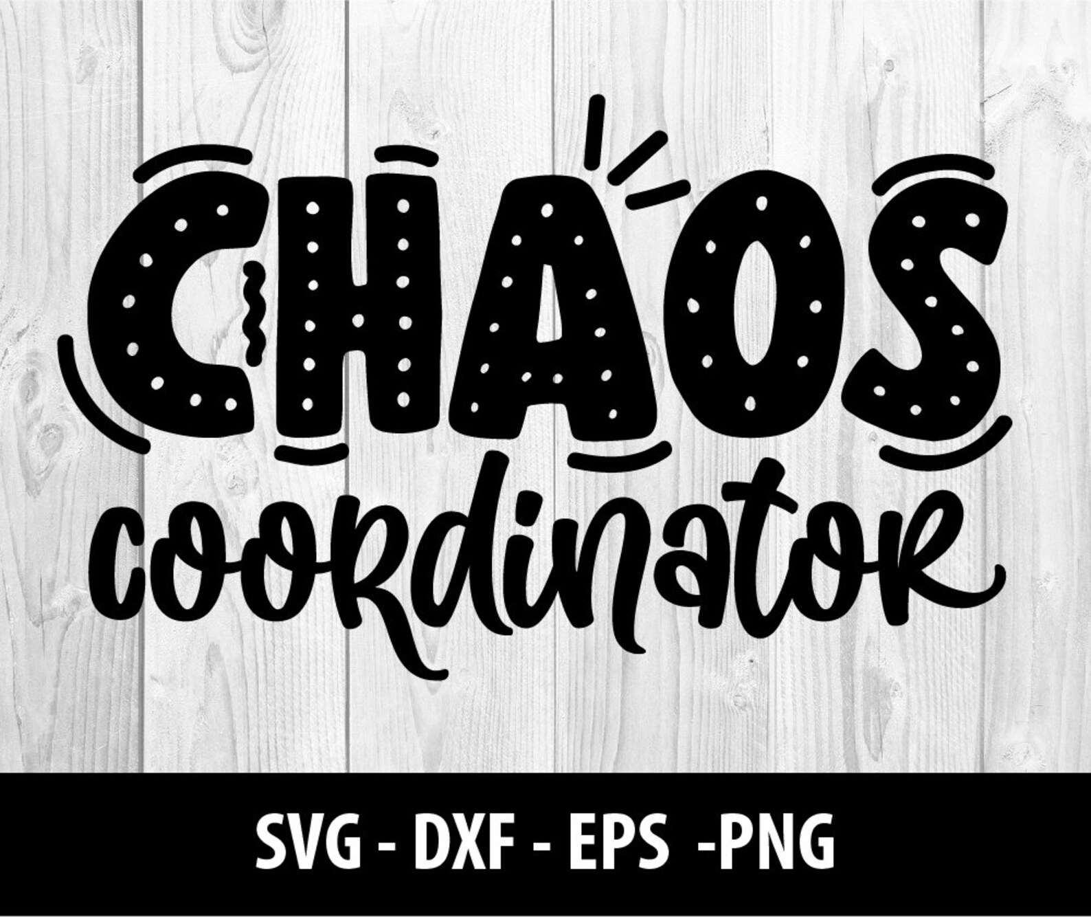 Chaos Coordinator SVG Files Chaos Coordinator DXF Files | Etsy
