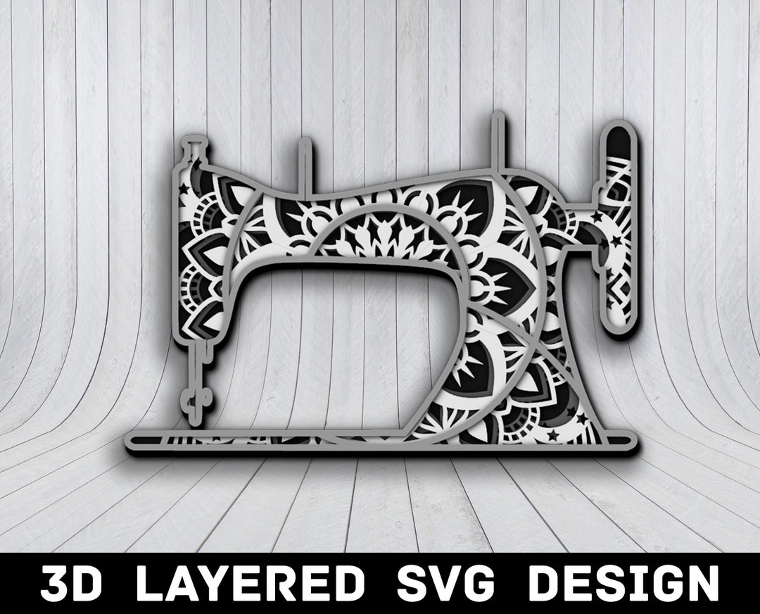 3d Mandala Sewing Machine Svg File Sewing Svg Files T - vrogue.co