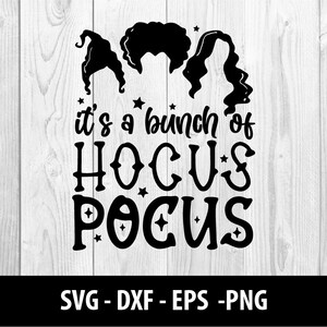 Det är ett gäng Hokus Pokus SVG, Det är ett gäng Hokus Pokus SVG, Halloween Svg Häxa Kvast Trolldryck Kruka Måne, Det är ett gäng Hokus Pokus SVG