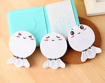Clearance - 6 Pcs 360 Sheets Cute Sticky Notes, Notepad, Self Adhesive Memo
