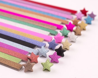 100/140pcs mixed Color Mixing Set Star Papers Lucky Star Origami Paper  Strips DIY Handmade Orgami Paper Craft Paper