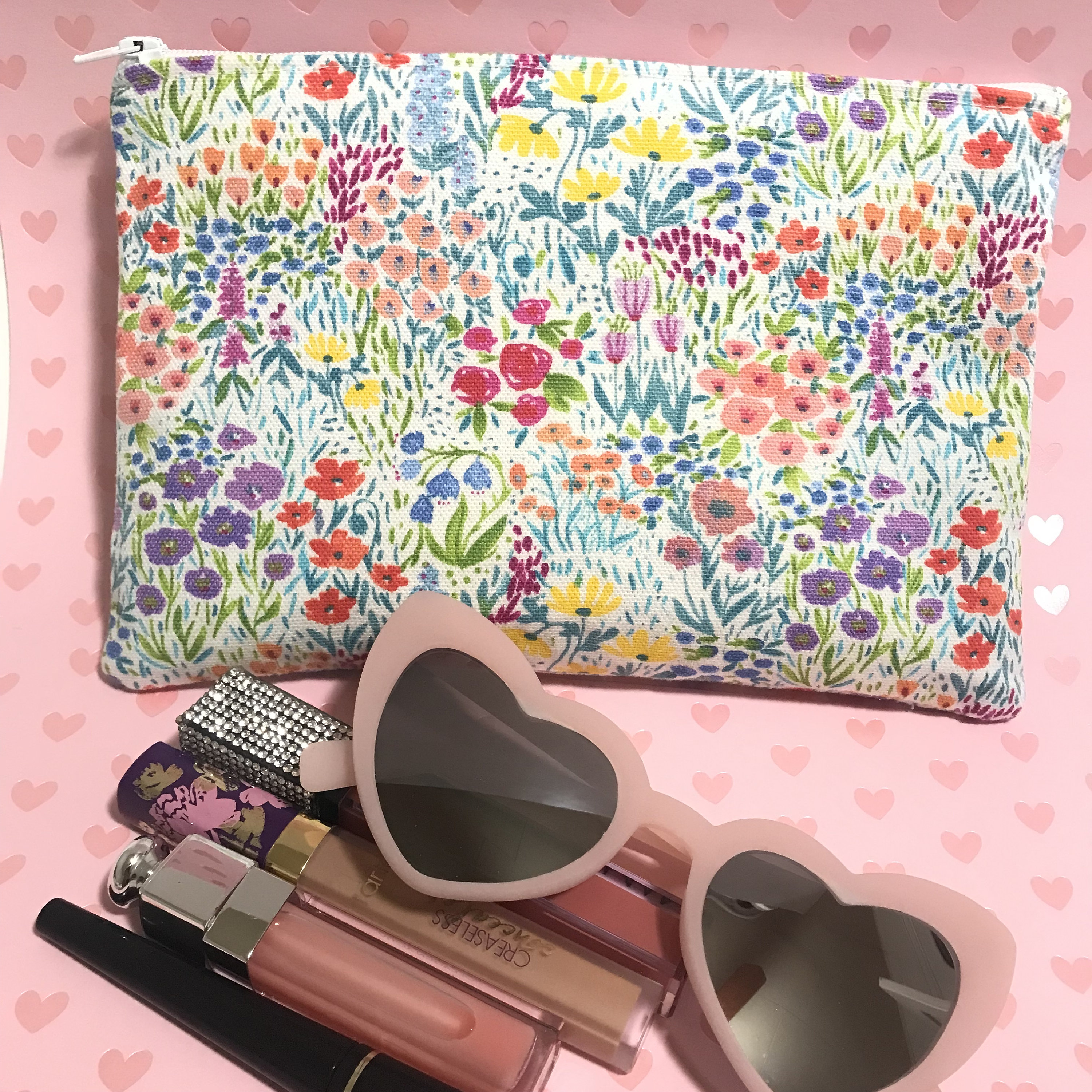 Makeup Bag Personalized Makeup Bag Cosmetic Bag Bridesmaid Etsy