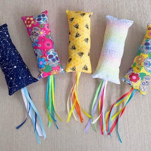 Bunny Kick Catnip Toy | Kicker Cat Toy with Catnip | Gift for Cat | Interactive Cat Toy | Durable Cat Toy | Cute Stuffed Cat Toy