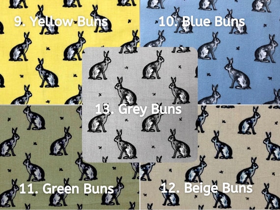 Non Slip Cotton Head Scarf | Bunny Head Scarf | Bunny Rabbit