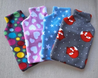 Funda de polar para bolsa de agua caliente: bolsa térmica suave, apta para mascotas