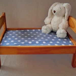 Manta de forro polar ajustable para cama de muñecas Ikea Duktig: ropa de cama elástica segura para mascotas
