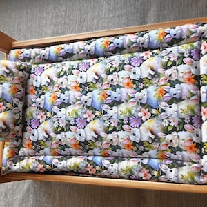 Ikea Duktig-beddengoed voor poppen: katoenen konijnendeken, huisdierveilig afbeelding 6