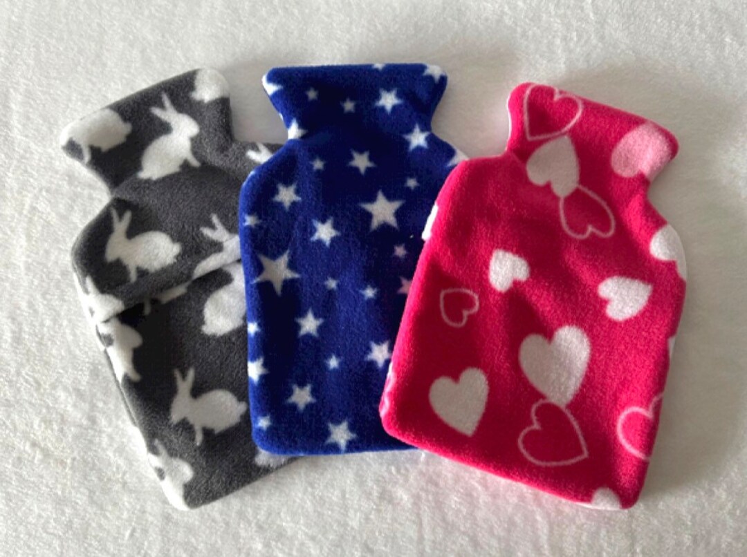 1 Litre Hot Water Bottle Cover Fleece Hot Water Bottle Sleeve 1000 Ml