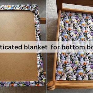 Ikea Duktig-beddengoed voor poppen: katoenen konijnendeken, huisdierveilig afbeelding 3