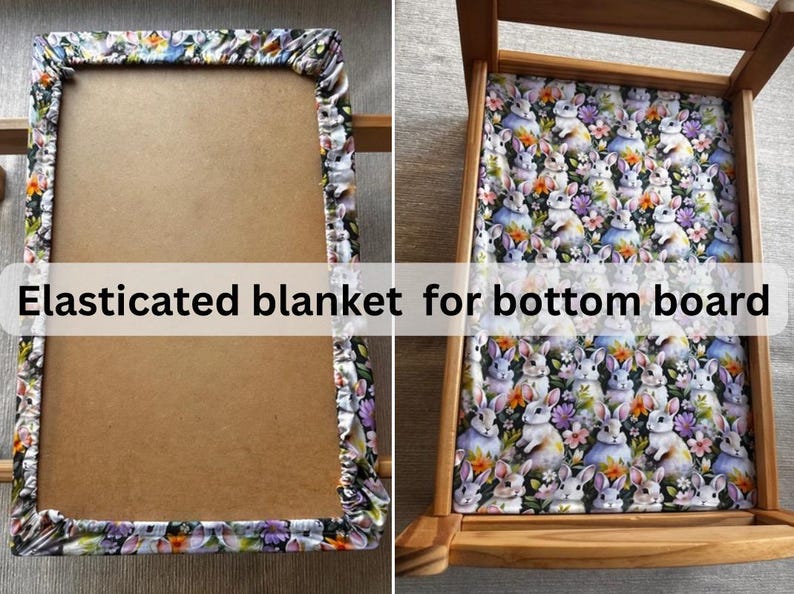 Ikea Duktig-beddengoed voor poppen: katoenen konijnendeken, huisdierveilig afbeelding 3