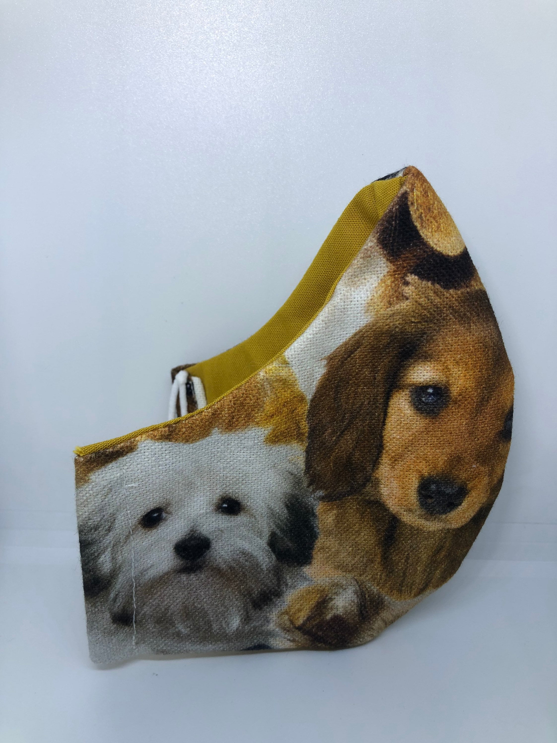 Dog Puppy Face Mask / Facemask 100 Cotton with Adjustable Etsy