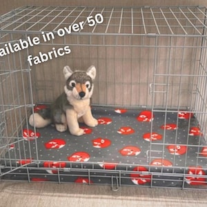 Elasticated Crate Blanket | Polar Fleece Crate Blanket | Dog Blanket for Crate | Crate Bedding | Padding for Crate | Dig Proof Crate Blanket