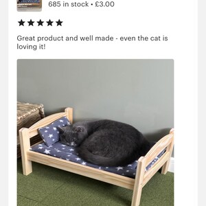 Gefütterte Fleece Decke für Ikea Duktig Puppenbett: Häschen- & Meerschweinchen-Bettwäsche Bild 13