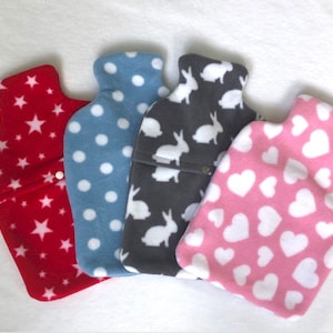 Fleece Hot Water Bottle Cover | 2 Litre, 1 Litre & 0.5 Litre Hot water Bottle Cover | Fleece Hot Water Bottle Bag | Thermal Bottle Cover