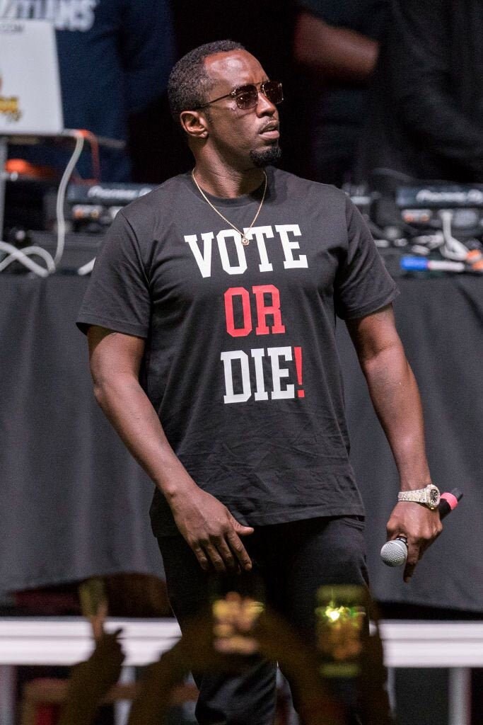 Diddy Vote or Die Tshirt vote shirt vote or die tshirtvote Etsy