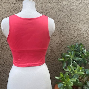 Wzór do szycia topu bez rękawów z okrągłym dekoltem - Wzór PDF na top typu crop-top - Rozmiary damskie od XS do XL / Wydrukuj w domu, dołączona instrukcja - wzór cyfrowy zdjęcie 3