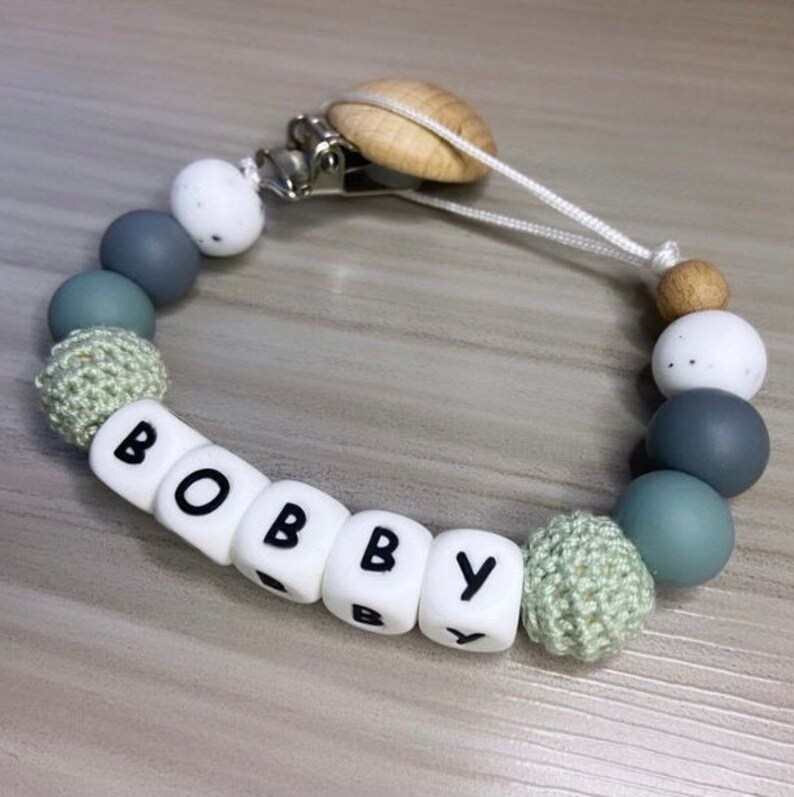 Newborn Gift Baby Gift Baby Shower Gifts Pacifier Clip Silicone Dummy Clip Personalised Dummy Clip