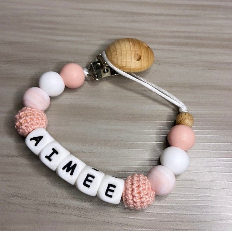 Newborn Gift Baby Gift Baby Shower Gifts Pacifier Clip Silicone Dummy Clip Personalised Dummy Clip