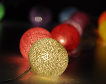 Globe String Lights: Fairy Lights for Home, Wedding, Dorm Decor