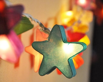 Star Lantern String Lights: Fairy Light Garland Decor